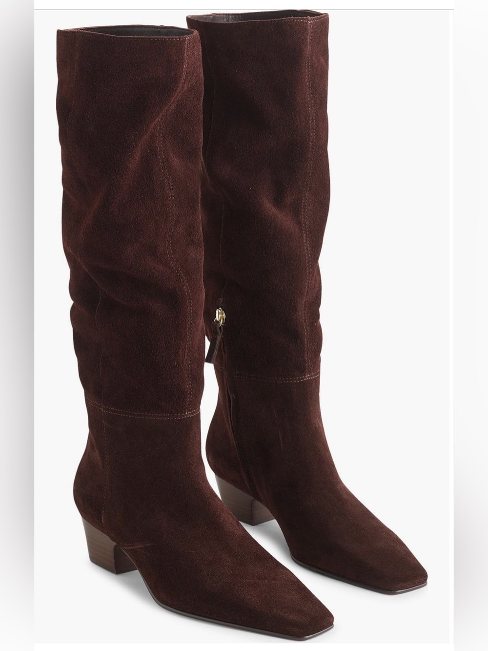 Madewell The Lexi Tall Boot in Coffee Bean Suede (Brown)